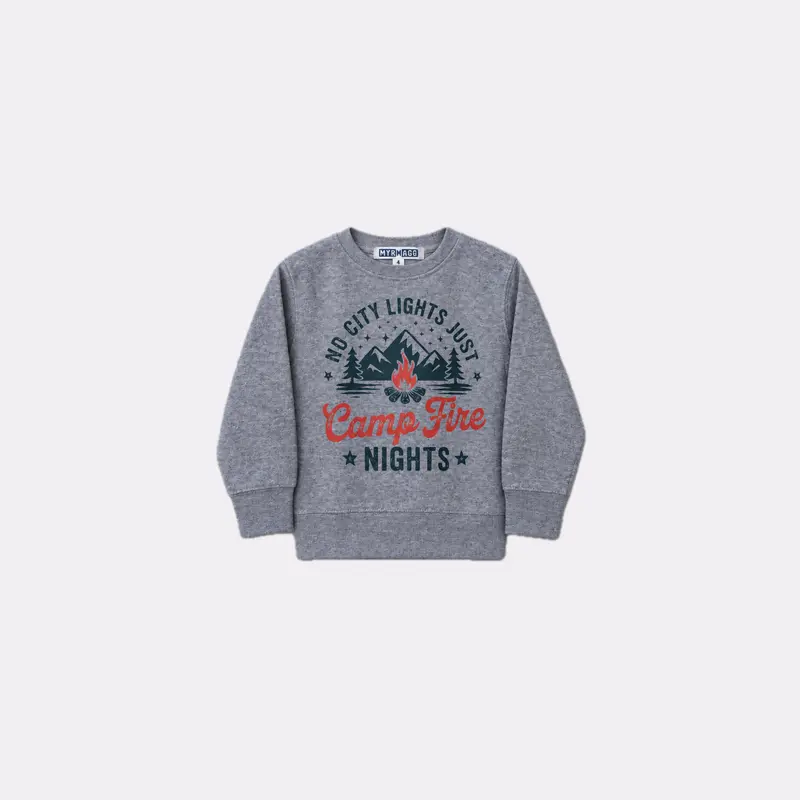 SUDADERA "CAMPFIRE" GRIS