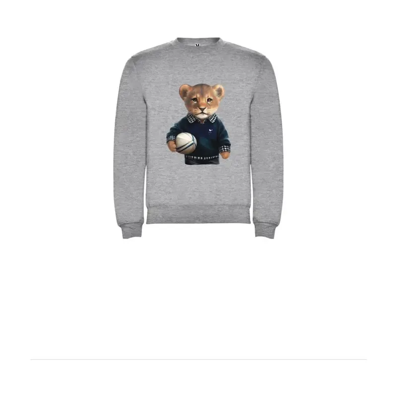 Sudadera Leoncillo Gris