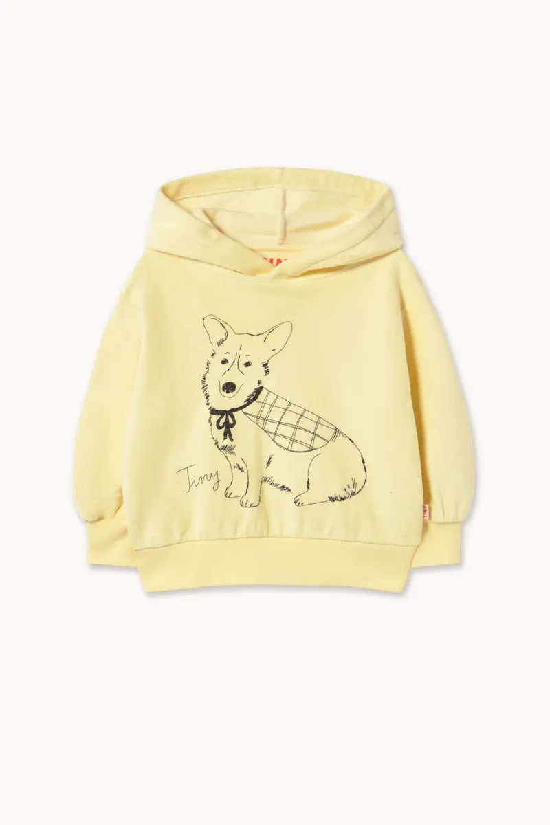 TINY CORGI GRAPHIC HOODIE