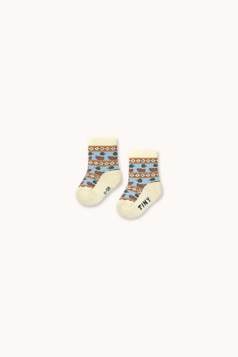 TINY DUCKS MEDIUM SOCKS