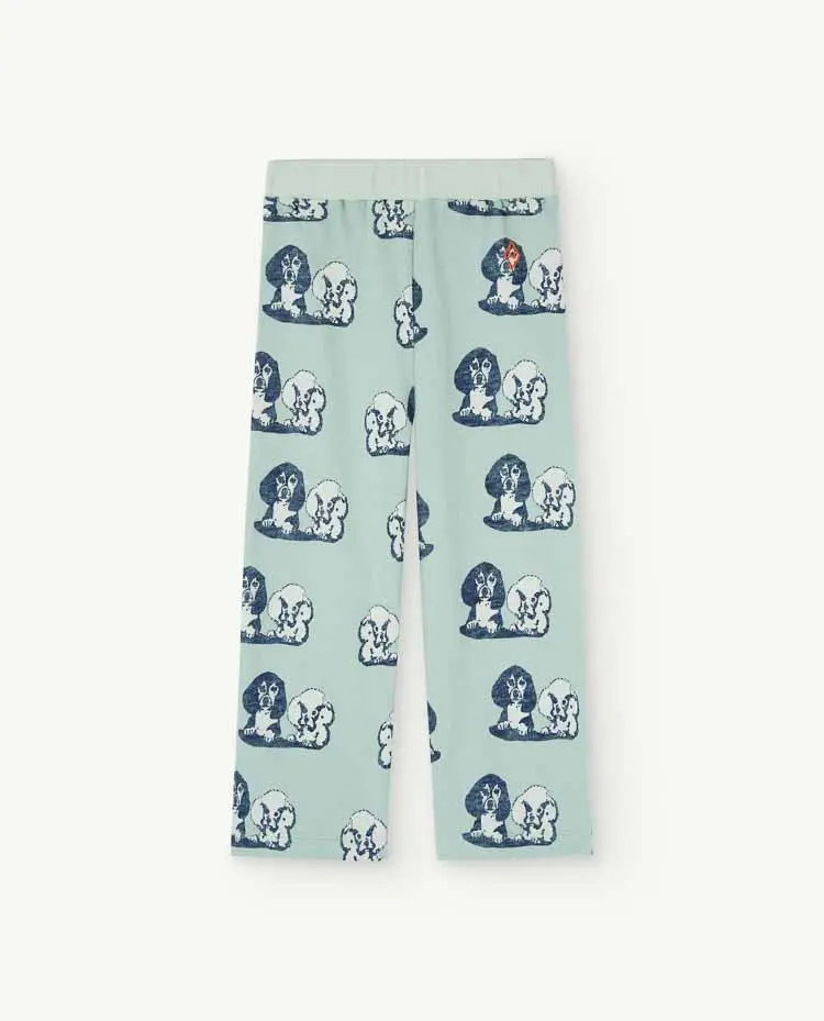 Turquoise Crow Pants
