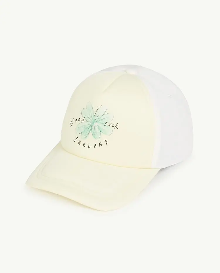 White Elastic Hamster Cap