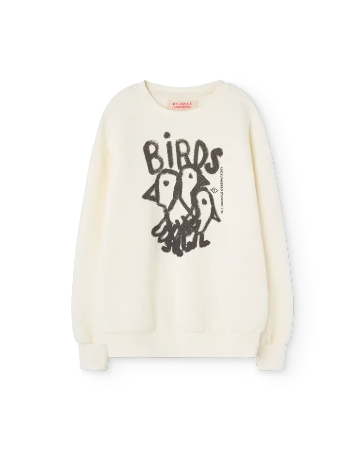 White Flock Bear Sweatshirt