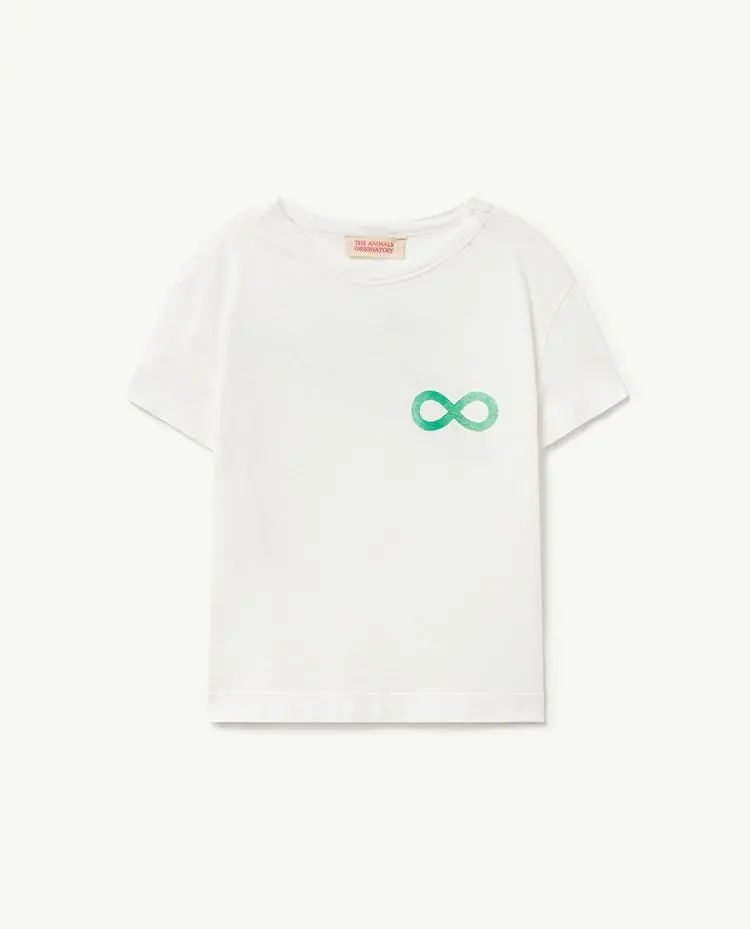White Infinite Rooster T-Shirt