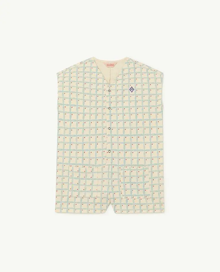 White Square Ape Jumpsuit