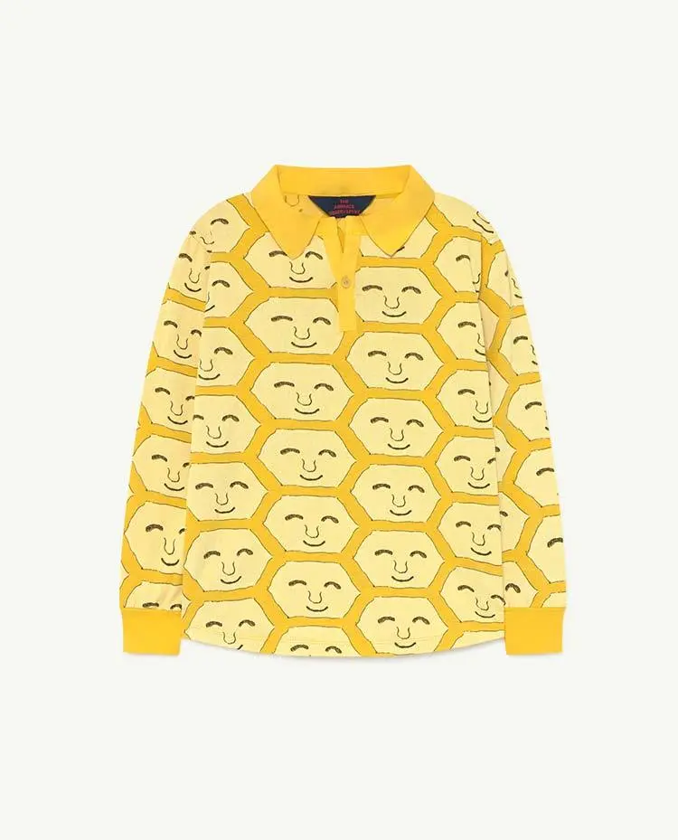 Yellow Face Eel Jersey Top