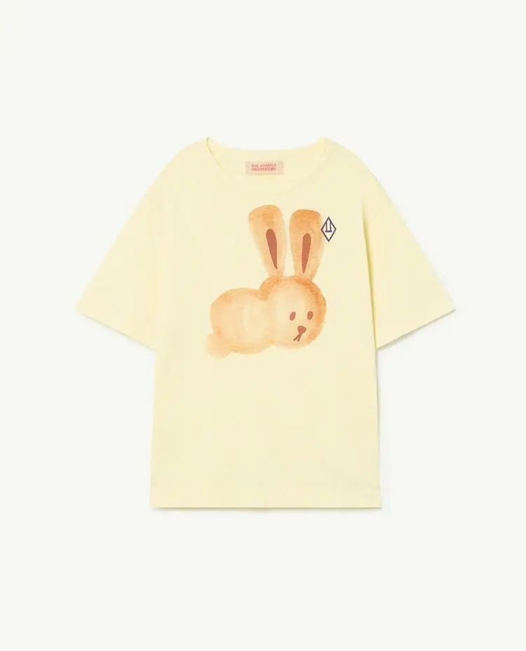 Yellow Rabbit Rooster Oversize T-Shirt
