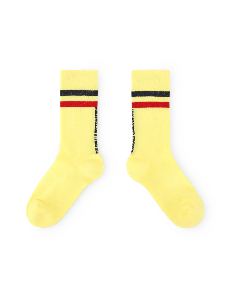Yellow Skunk Socks
